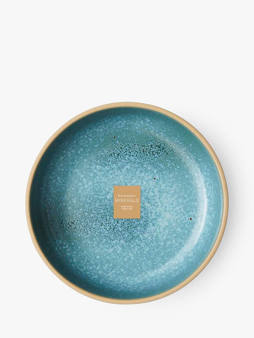 Portmeirion stoneware pasta bowl jade 22.2cm, UK version