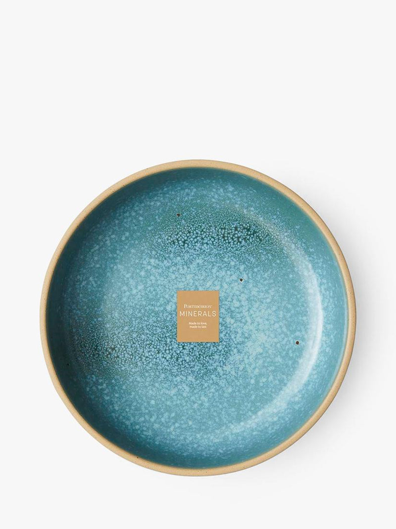 Portmeirion stoneware pasta bowl jade 22.2cm, UK version