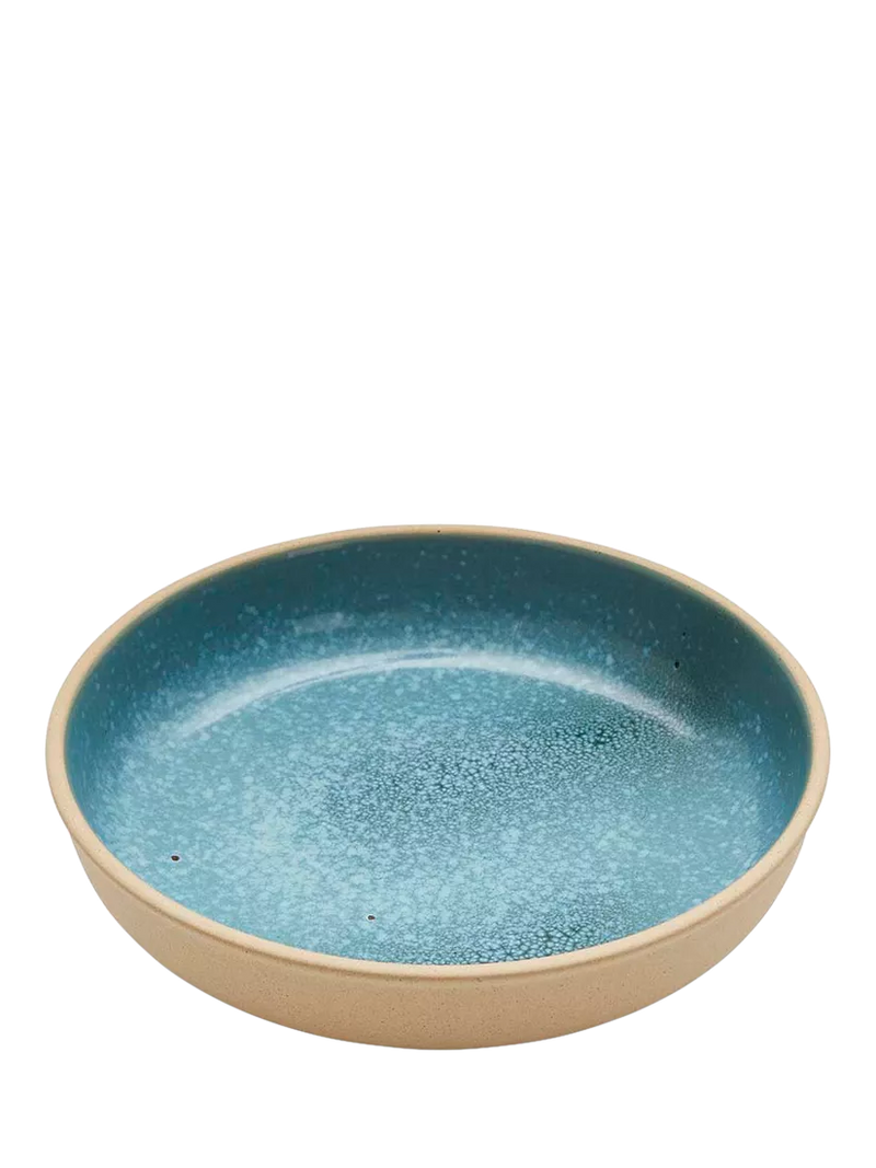 Portmeirion stoneware pasta bowl jade 22.2cm, UK version