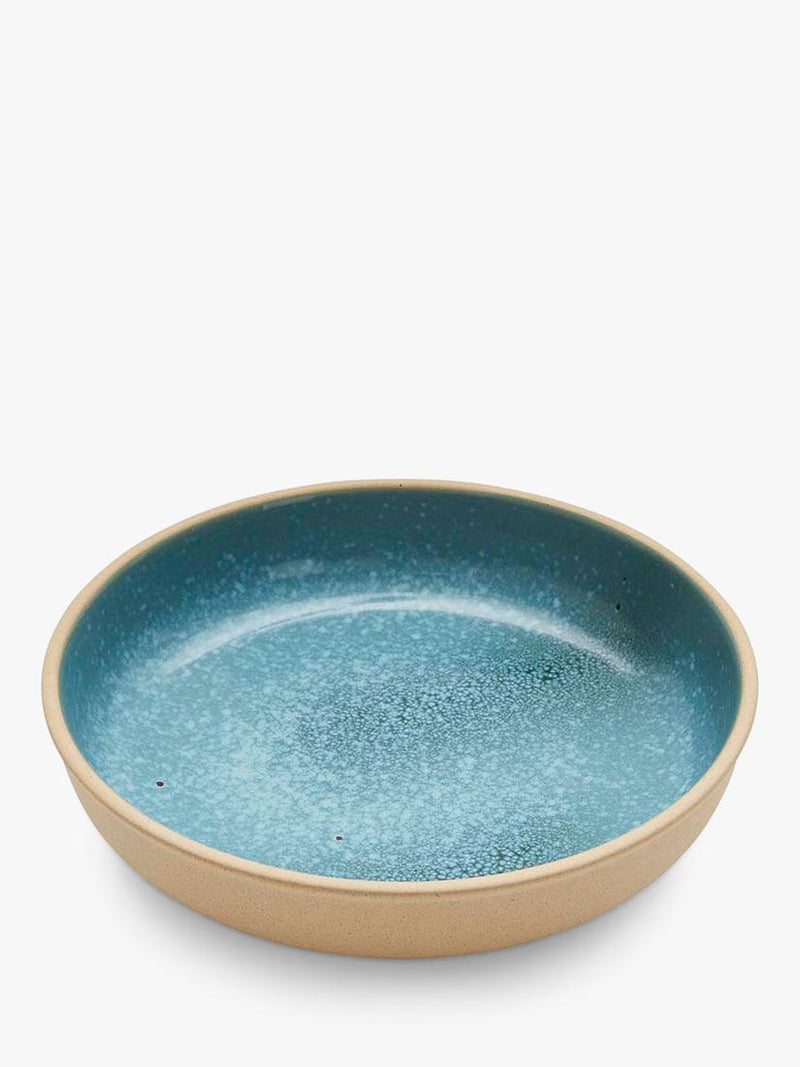 Portmeirion stoneware pasta bowl jade 22.2cm, UK version