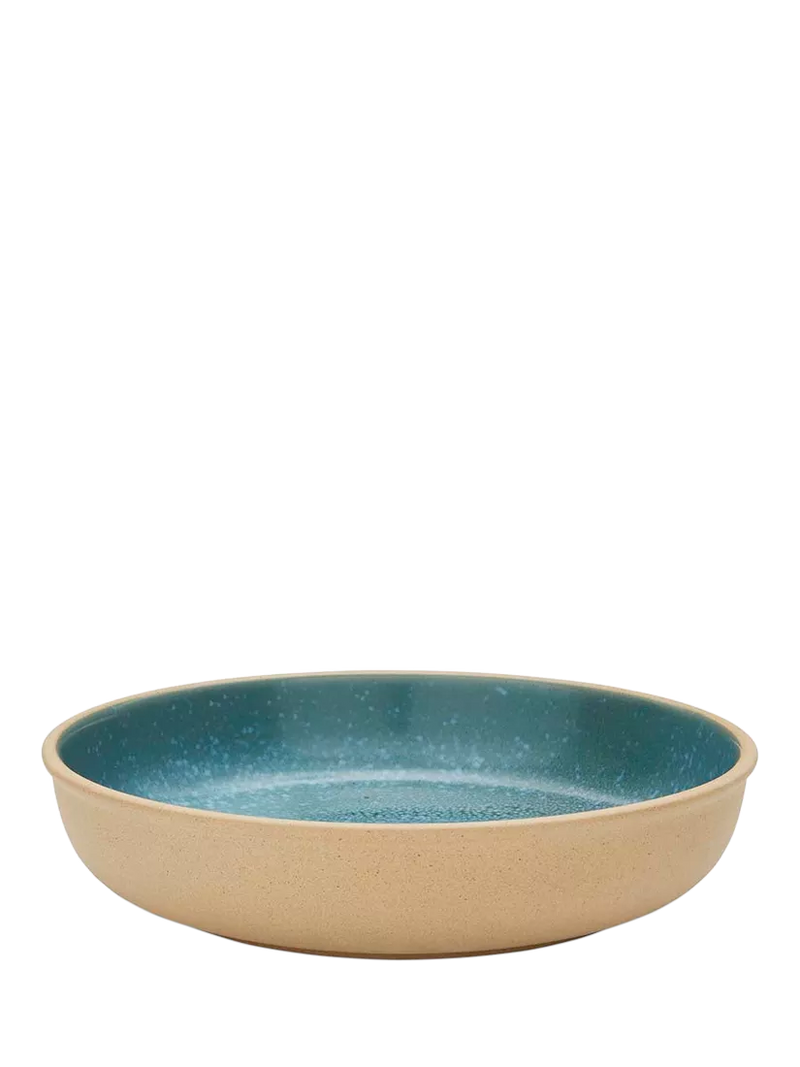 Portmeirion stoneware pasta bowl jade 22.2cm, UK version