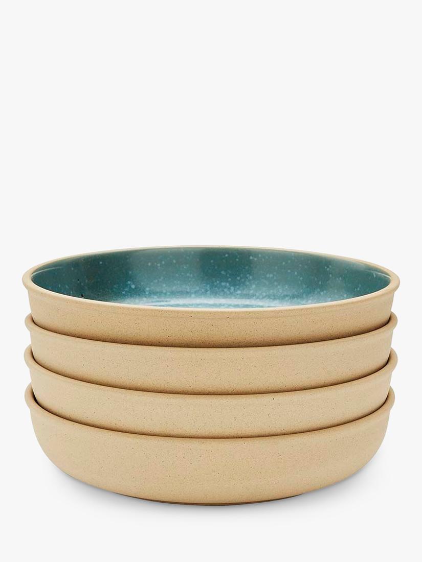 Portmeirion stoneware pasta bowl jade 22.2cm, UK version