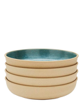 Portmeirion stoneware pasta bowl jade 22.2cm, UK version