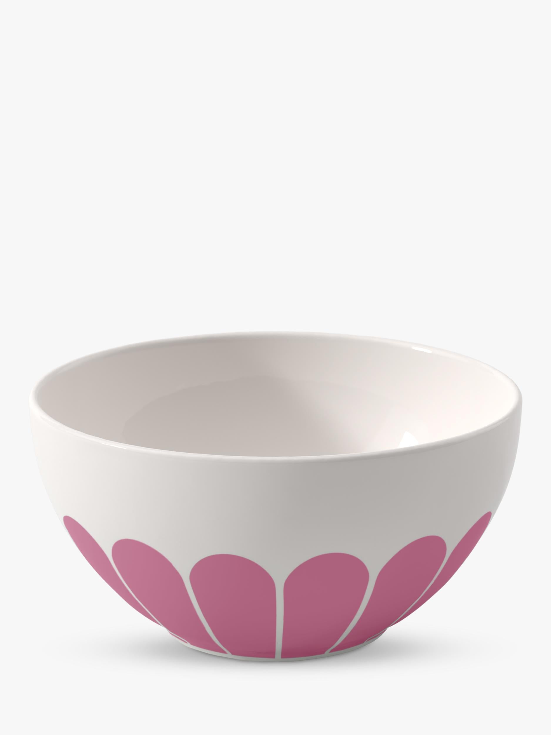 Villeroy & Boch Fleur porcelain cereal bowl in Cassis, set of 2, 14cm (British brand)