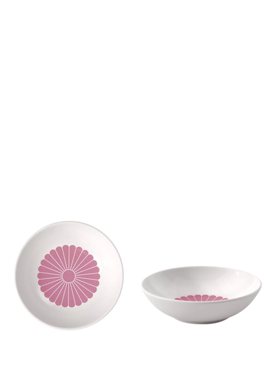 Villeroy & Boch Fleur Porzellan Dessertschale Cassis, 2er-Set, 13 cm