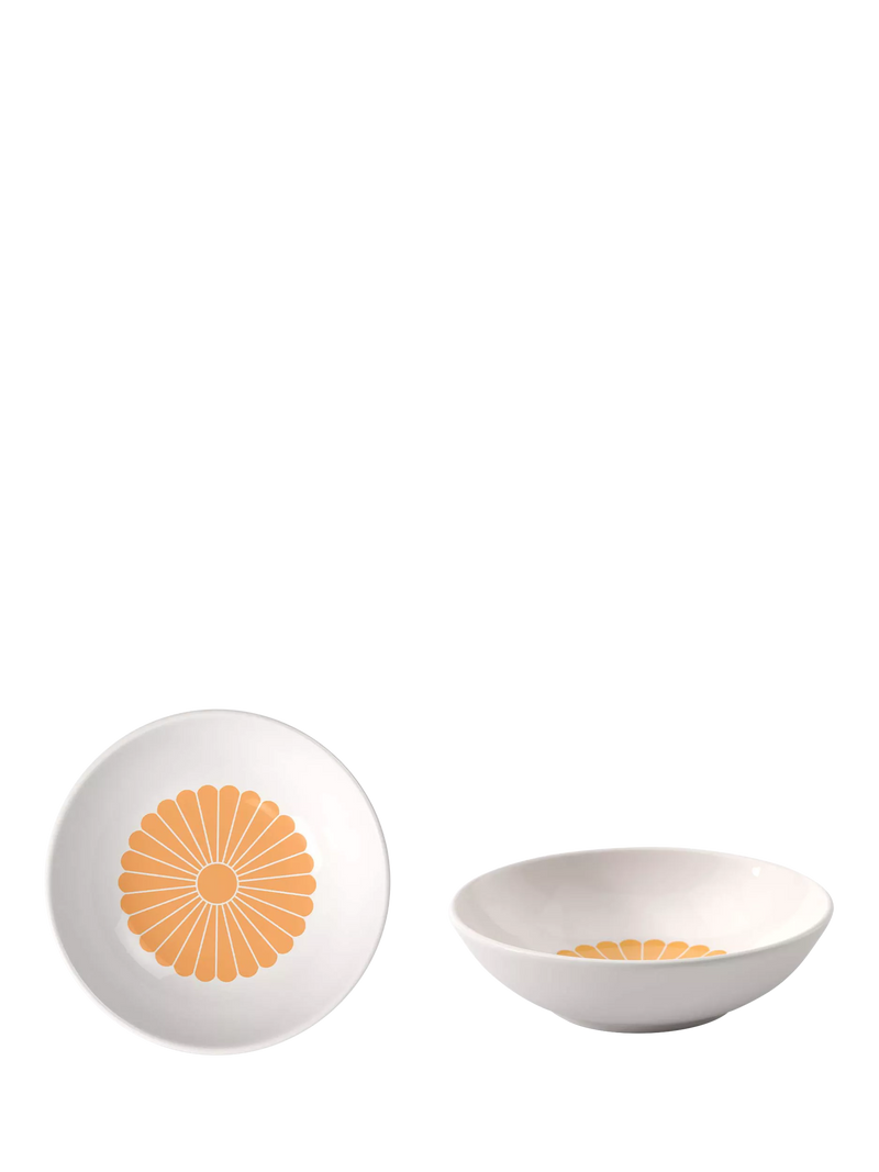 Villeroy & Boch Fleur porcelain dessert bowl Soleil 13cm set of 2 (British brand)