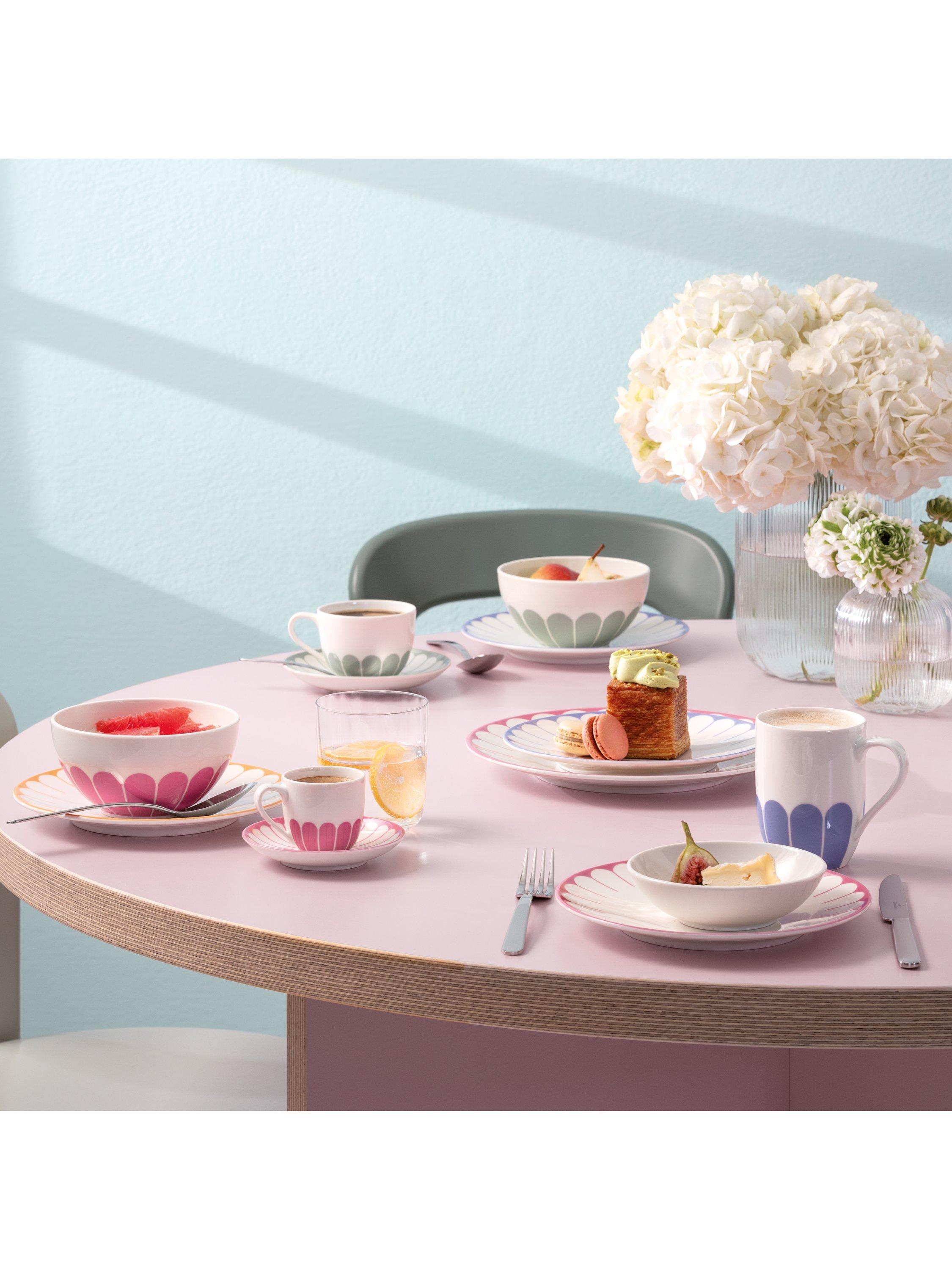 Villeroy & Boch Fleur cereal bowl set of 2 14cm (British brand)