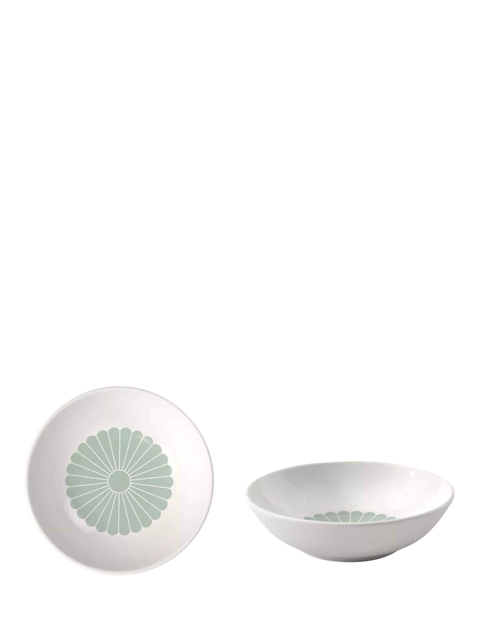 Villeroy & Boch porcelain dessert bowl set of 2, 13cm vert (British brand)