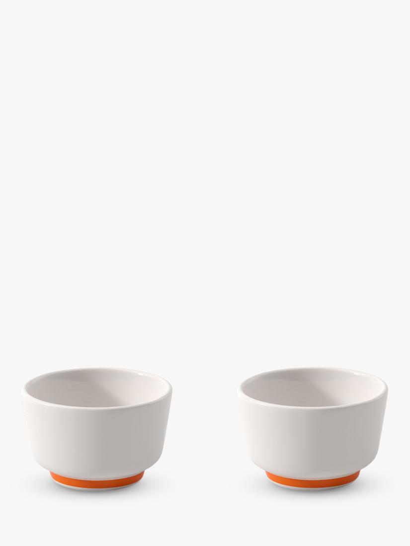Villeroy & Boch geometric pattern porcelain dip bowls, set of 2, 8cm (British brand)