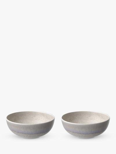 John Lewis Porcelain Cereal Bowl Set of 2 with Reactive Glaze, 15cm- Buy online at McGrocer
