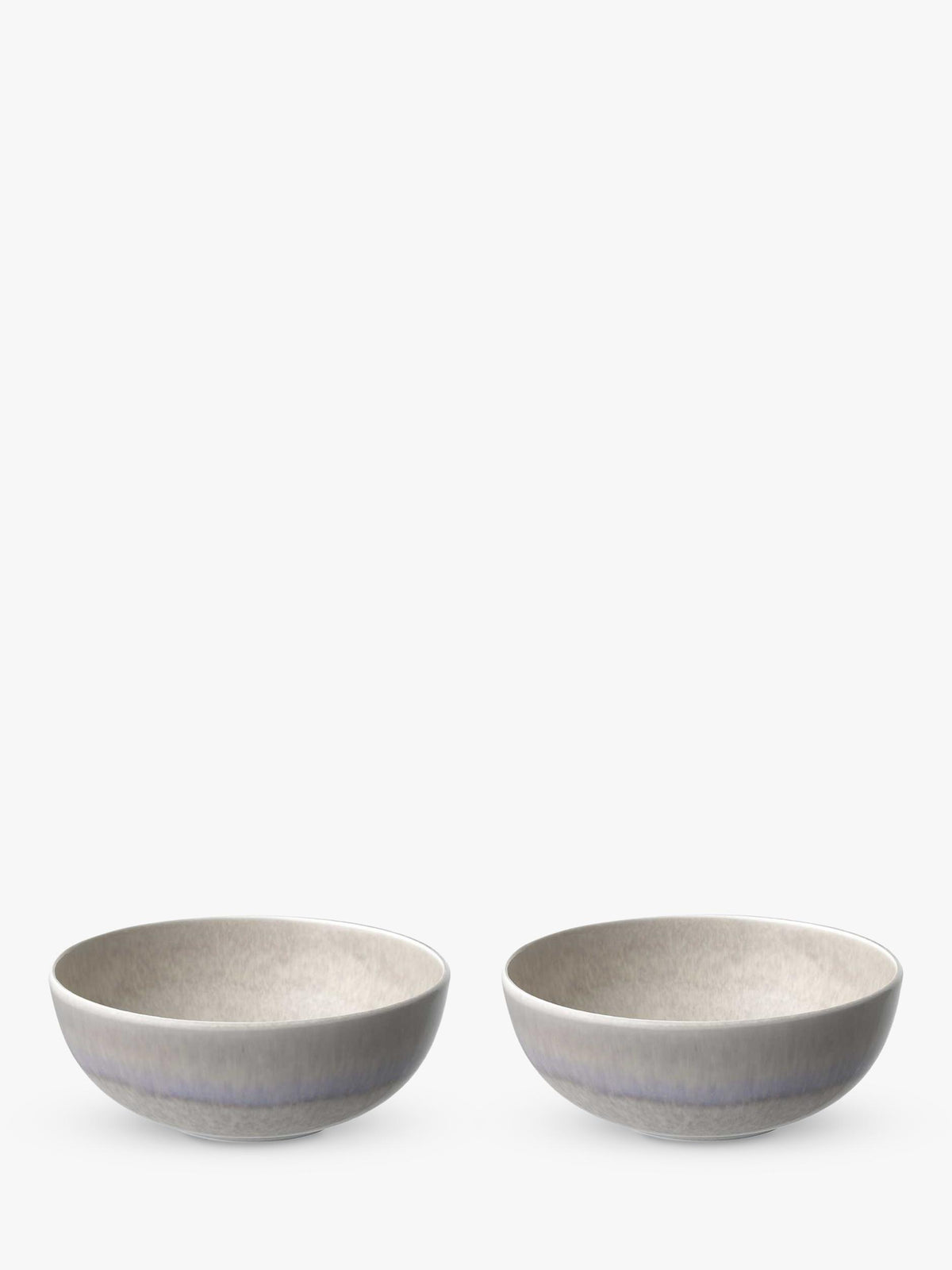 Porcelain Cereal Bowl Set of 2 with Reactive Glaze, 15cm