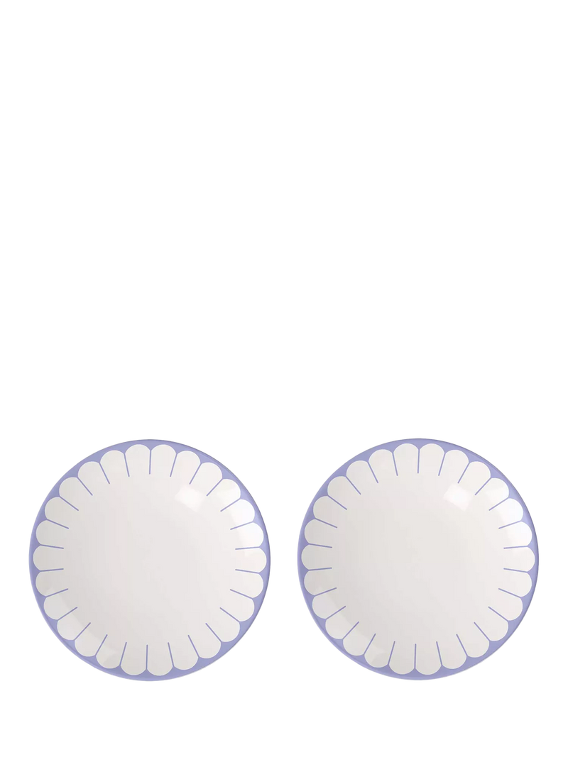 Villeroy & Boch Fleur Bleu porcelain breakfast plates 21cm (British brand)
