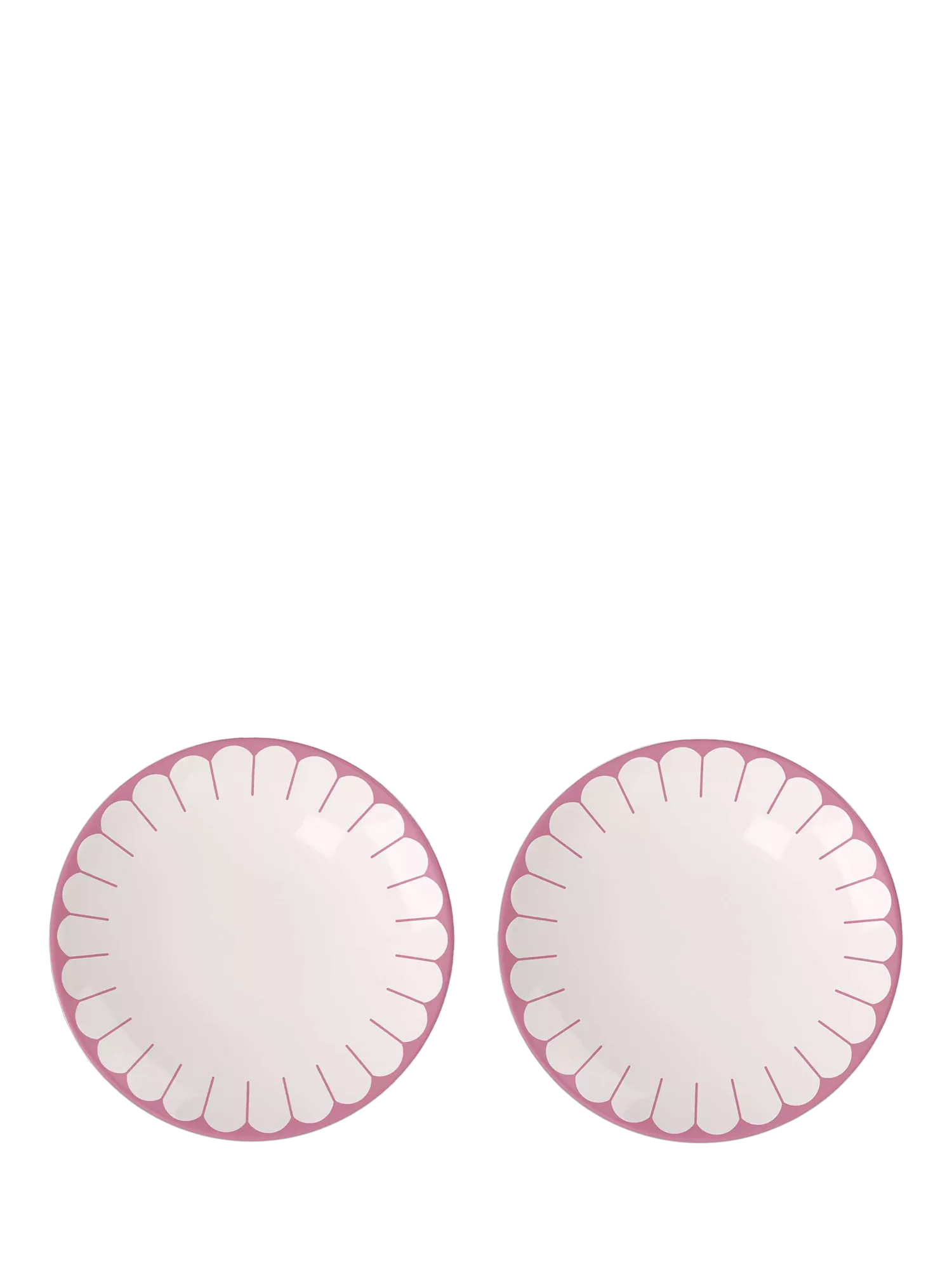 Villeroy & Boch Fleur porcelain breakfast plate set 21cm, imported from the UK