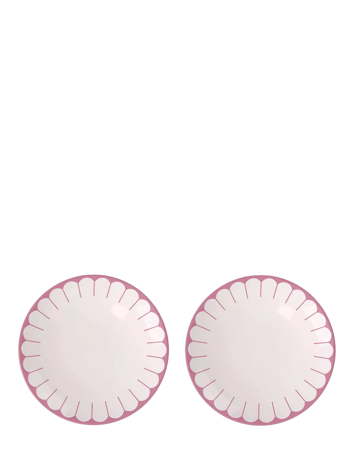 Villeroy & Boch Fleur porcelain breakfast plate set 21cm, imported from the UK