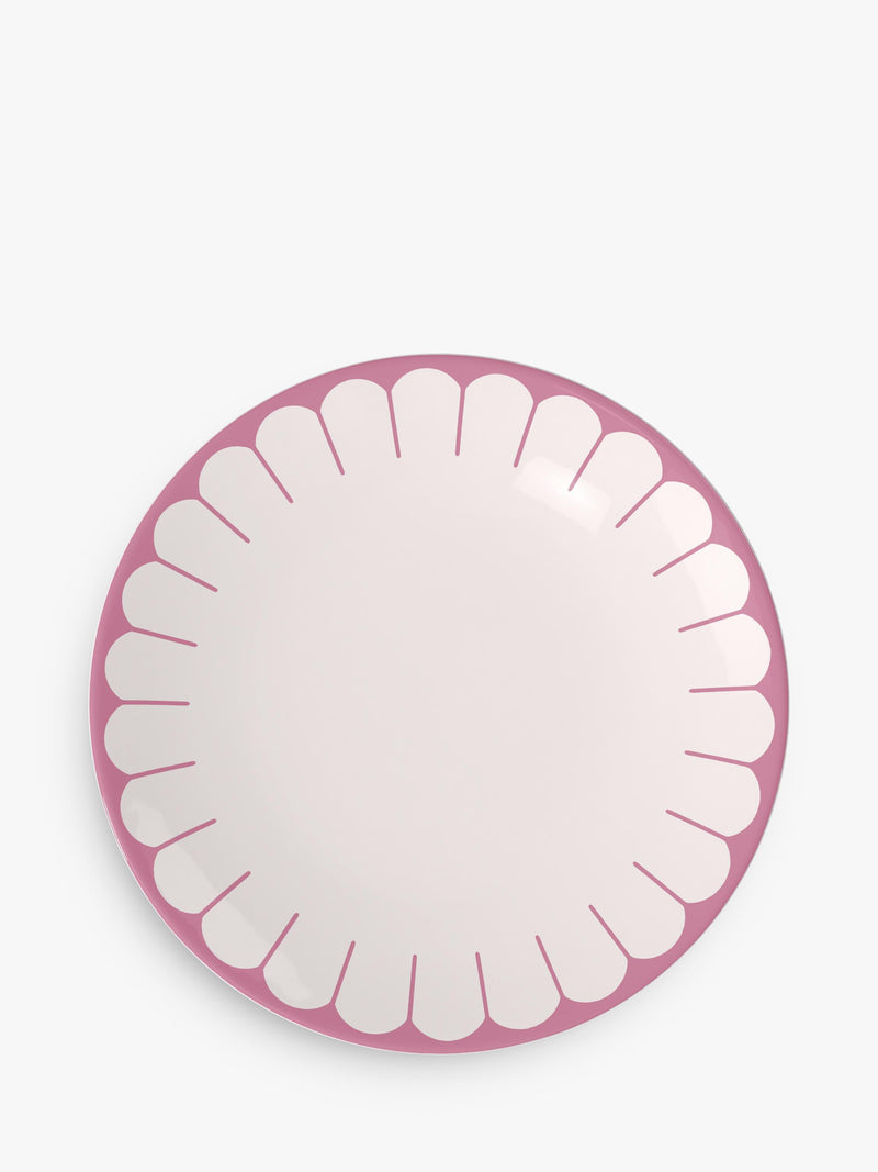 Villeroy & Boch Fleur porcelain dinner plate set of 2, 26cm in Cassis (British brand)