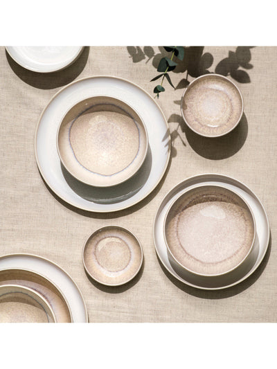 مجموعة طبقين عشاء Villeroy & Boch Perlemor بورسلين من John Lewis، 27 سم، رملي - اشترِ عبر الإنترنت من McGrocer