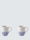 Villeroy Boch Fleur Porcelain Mug Set Of 2 290Ml Bleu