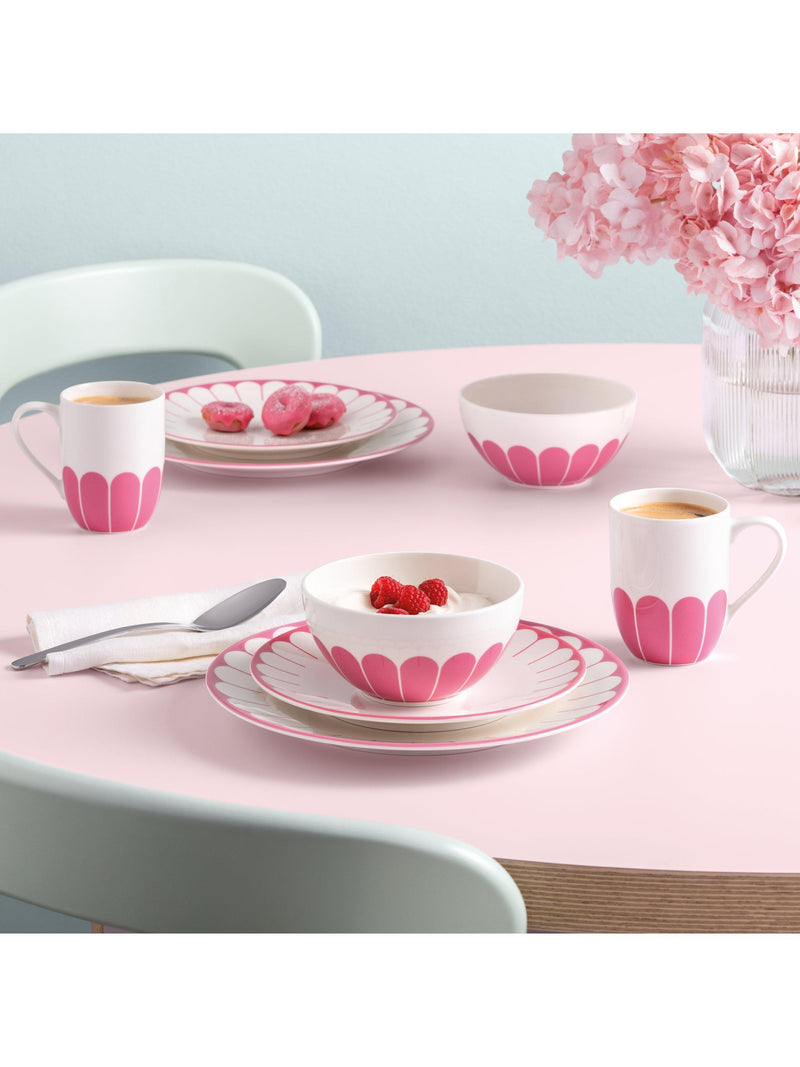 Villeroy & Boch porcelain mug set of 2 with floral design, 290ml, Cassis (British brand)