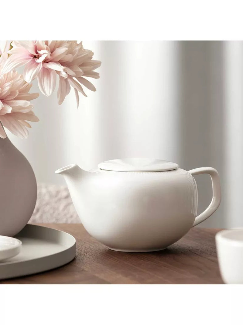 Villeroy & Boch Afina porcelain teapot 420ml white (British brand)