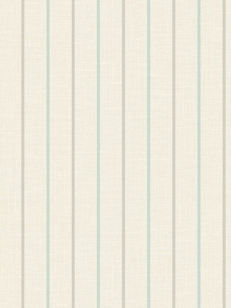 Galerie Andree Stripe Wallpaper, Silver Grey
