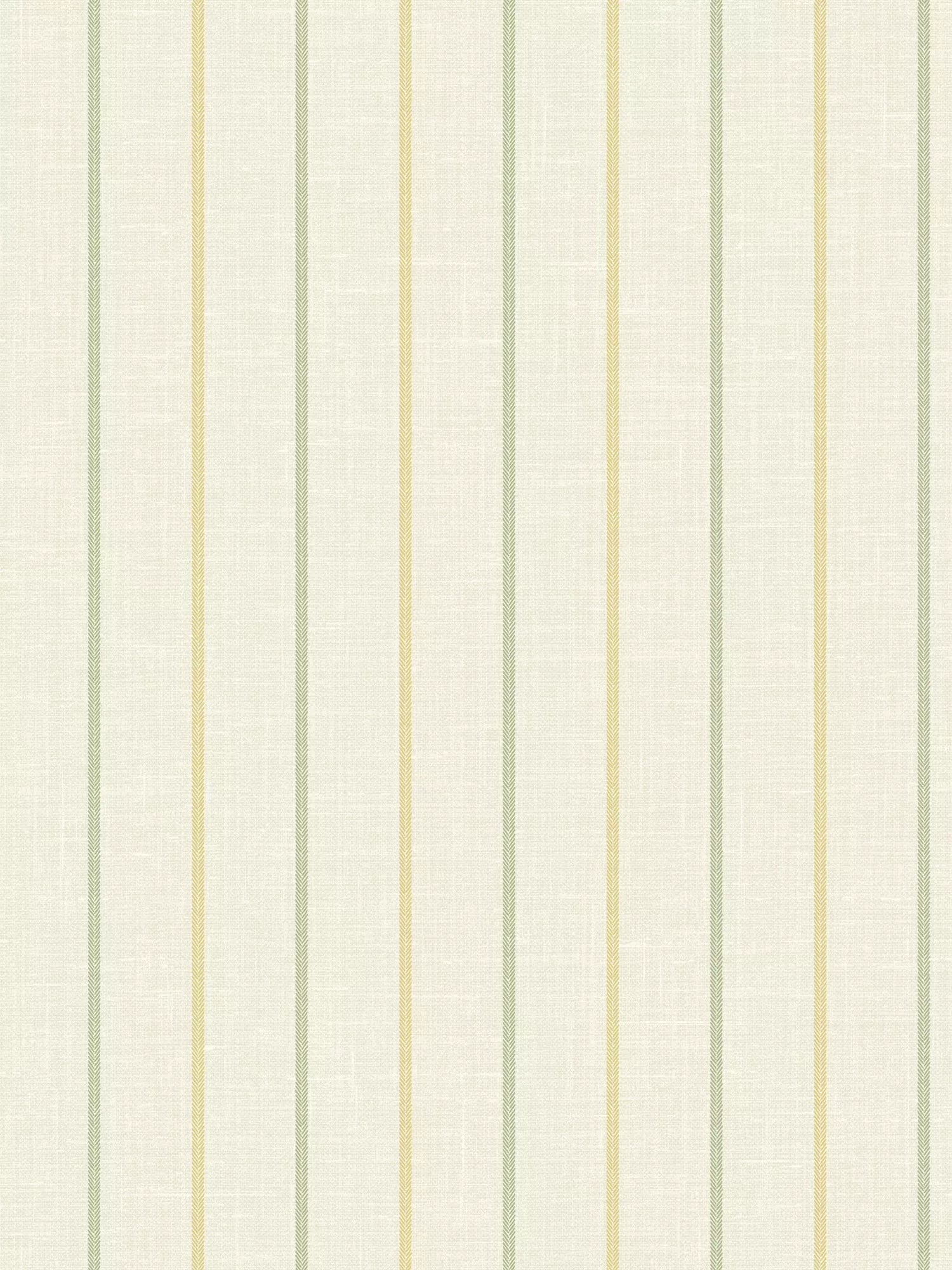 Galerie Andree Stripe Wallpaper, Green Yellow