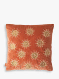 Elizabeth Scarlett Sun Goddess Rust cushion - British product
