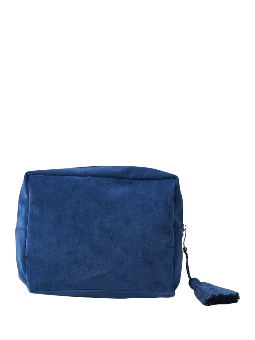 Elizabeth Scarlett Elephant wash bag in navy British product
