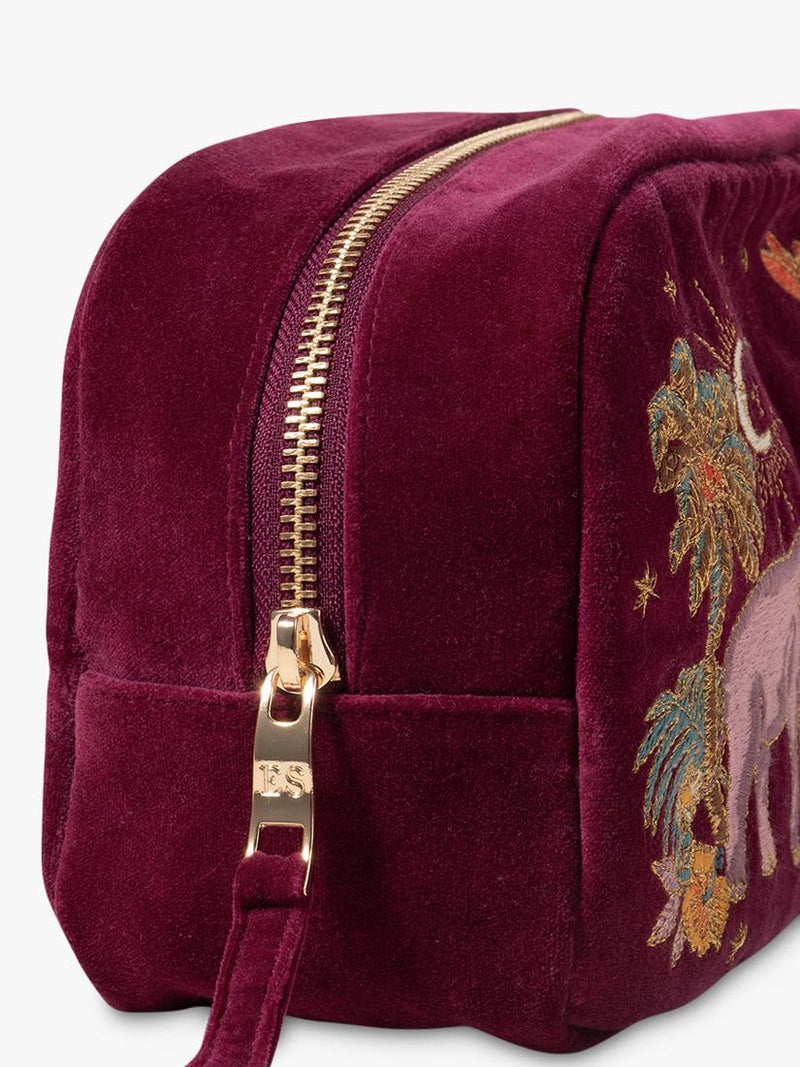 Elizabeth Scarlett Elephant Makeup Bag Ruby - British product