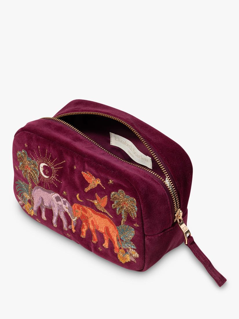 Elizabeth Scarlett Elephant Makeup Bag Ruby - British product