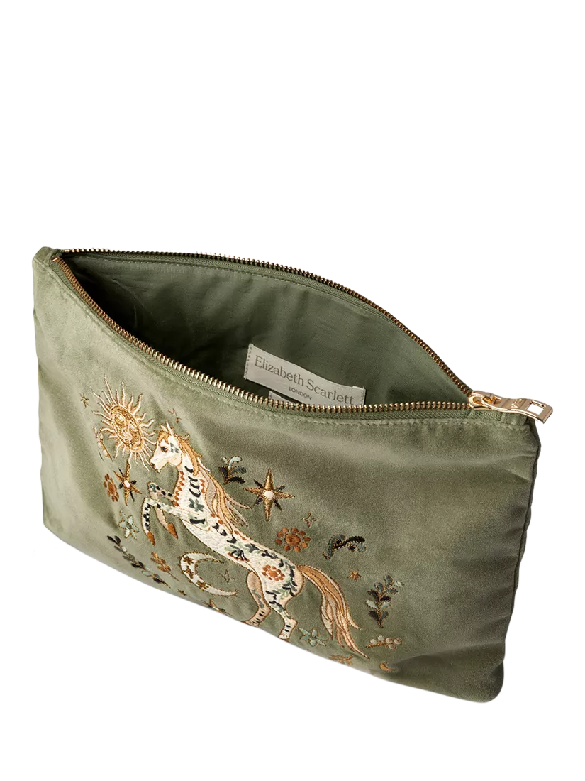 Elizabeth Scarlett Mystical Horse Natural pouch, UK version