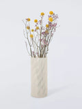 John Lewis opaque twisted glass vase 24cm, imported from the UK