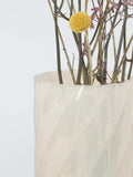 John Lewis opaque twisted glass vase 24cm, imported from the UK