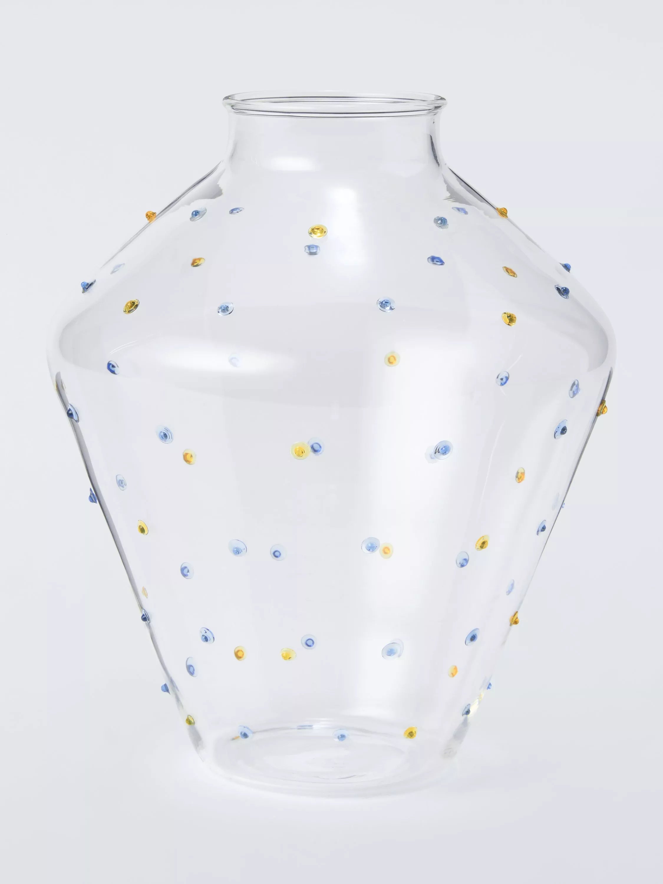 John Lewis bobble vase clear 28cm, imported from the UK