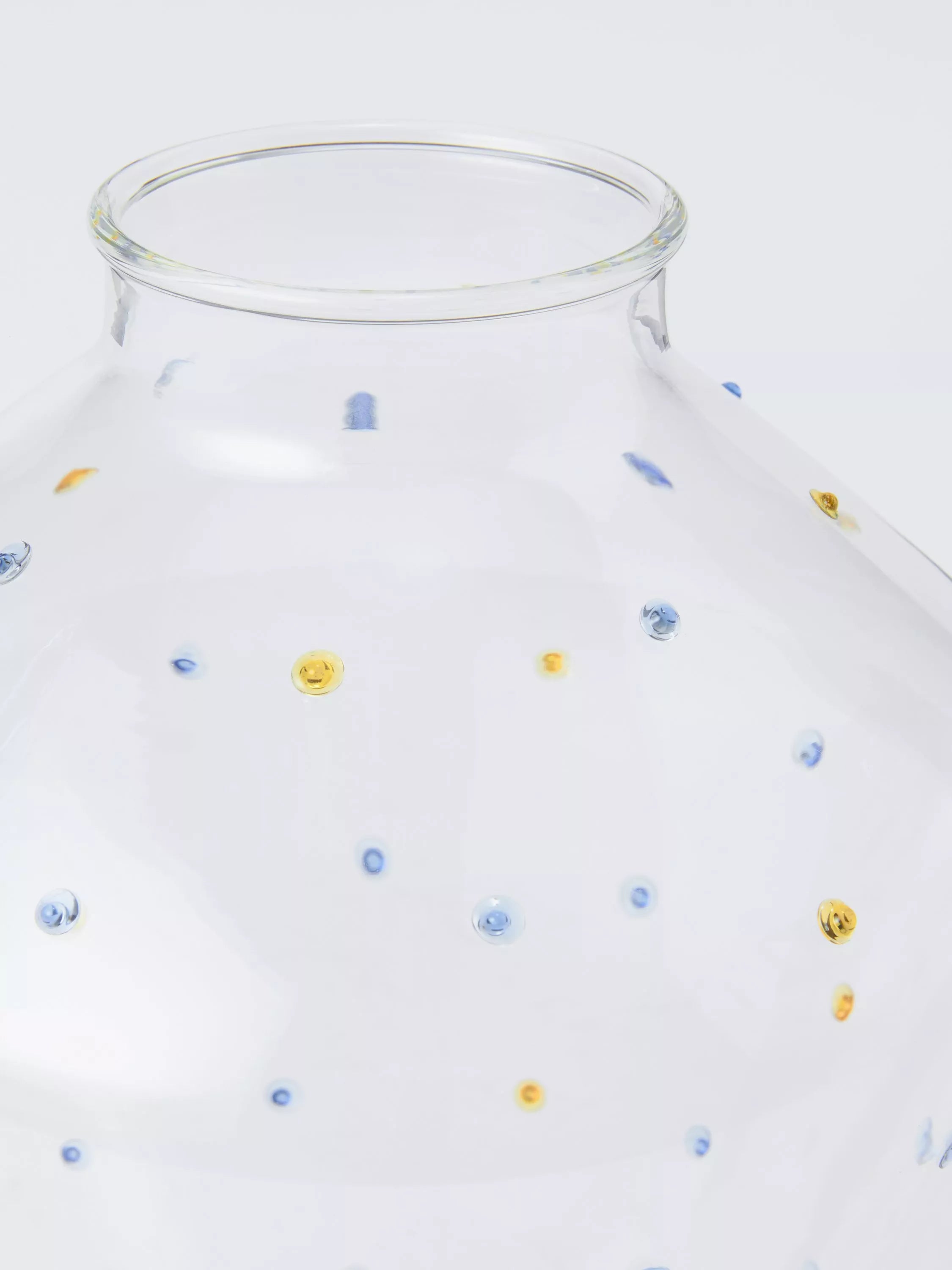 John Lewis bobble vase clear 28cm, imported from the UK