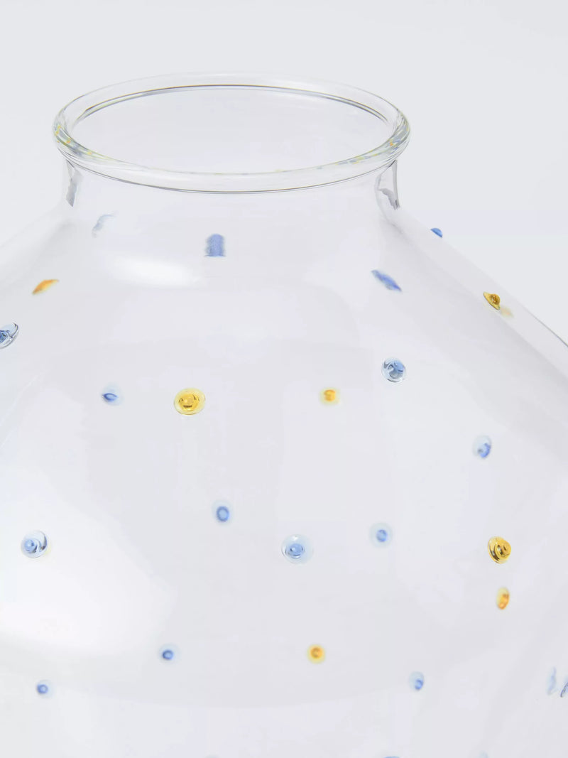 John Lewis bobble vase clear 28cm, imported from the UK