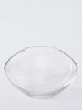 John Lewis wide urn glass vase 14cm clear, imported from the UK