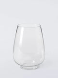John Lewis tall oval glass vase H32cm clear, UK version