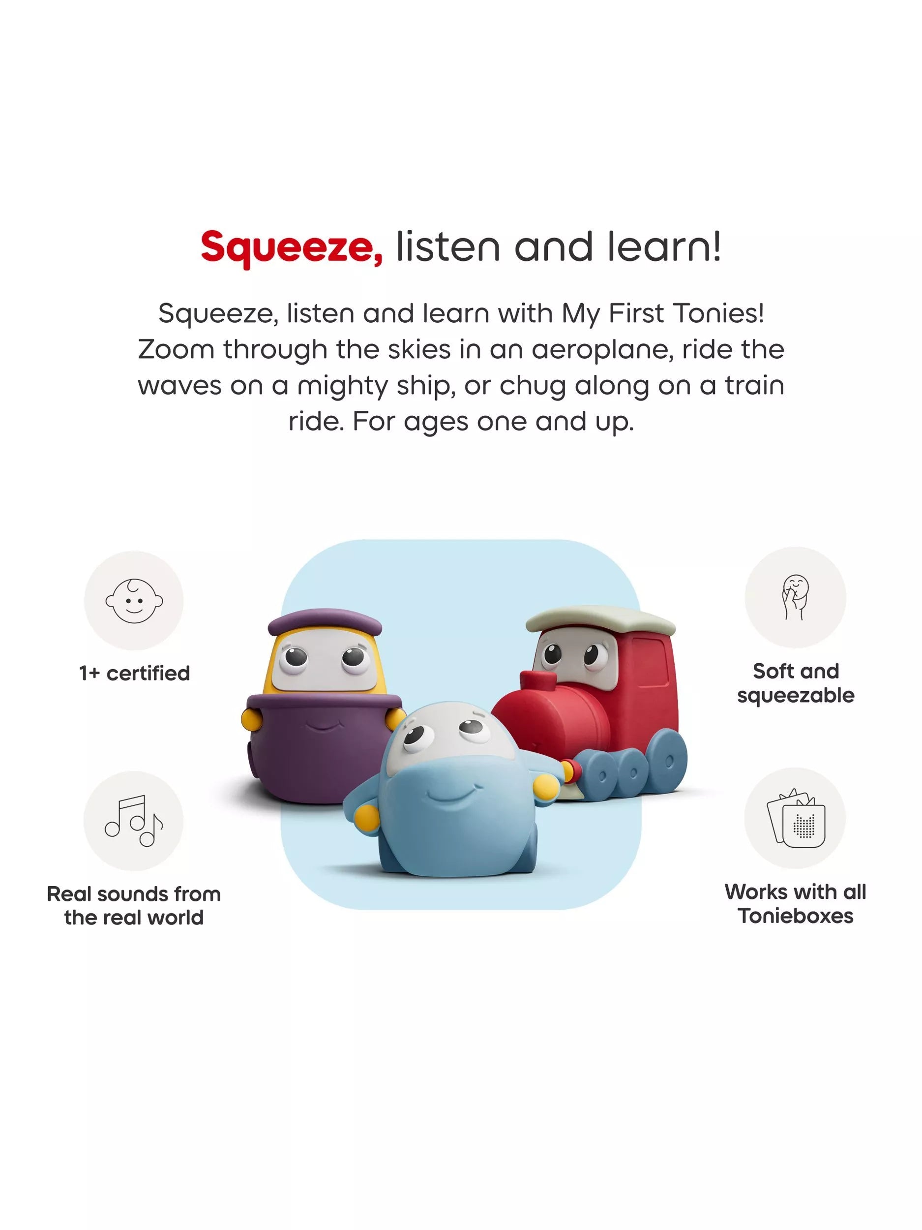 tonies My First Tonies Travel Set music box toy - British product