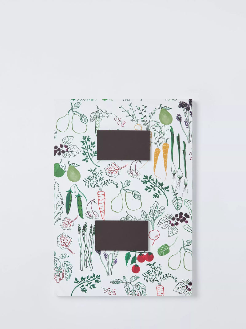 John Lewis X Deliciously Ella green magnetic meal planner A4 - British product