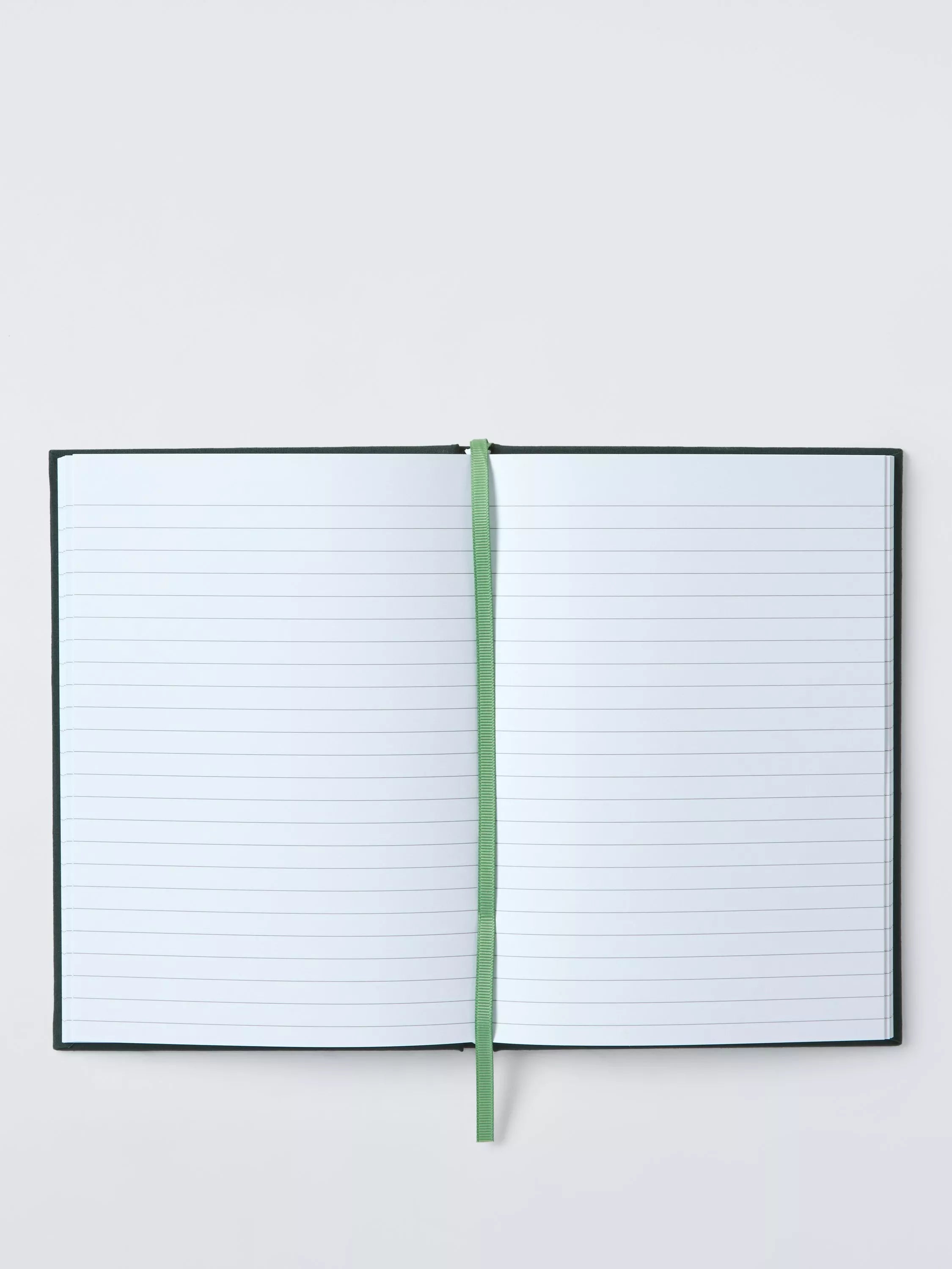 John Lewis X Deliciously Ella A5 embroidered cover notebook green, UK version