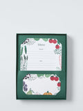 John Lewis X Deliciously Ella blank menu and place cards hosting kit, UK version