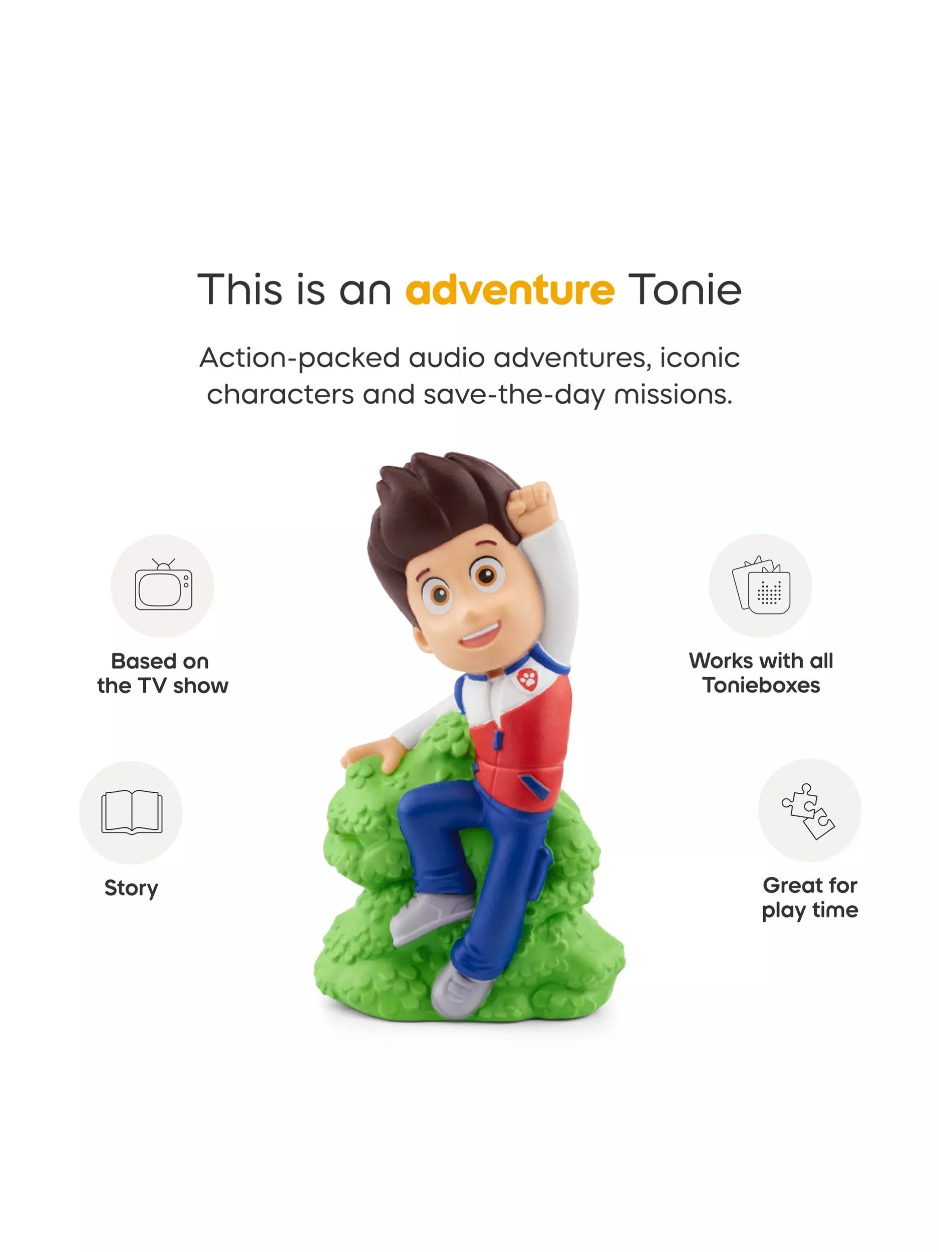 tonies PAW Patrol Ryder audio character, imported from the UK