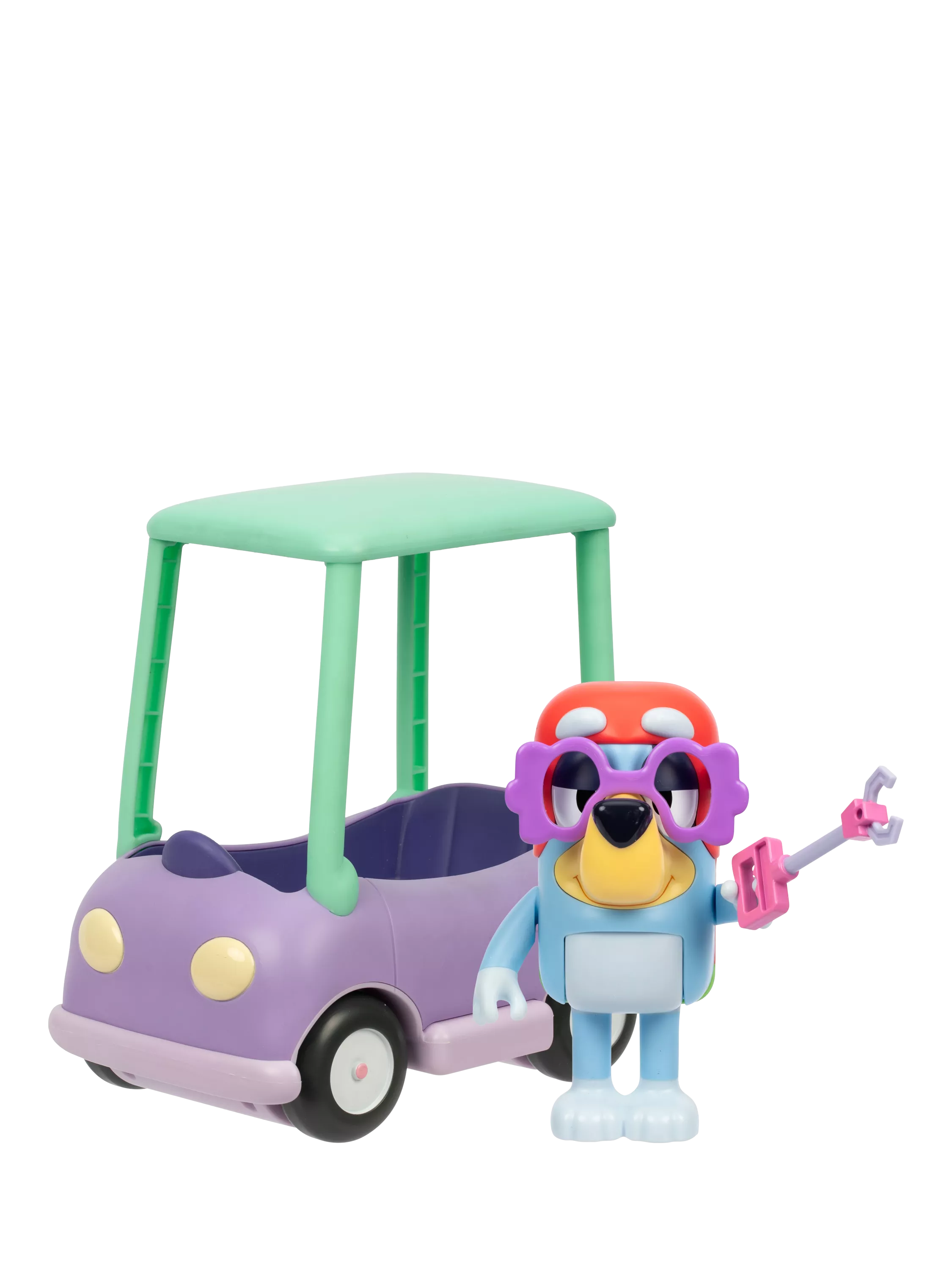 Bluey Grannies Car with Janet playset, imported from the UK