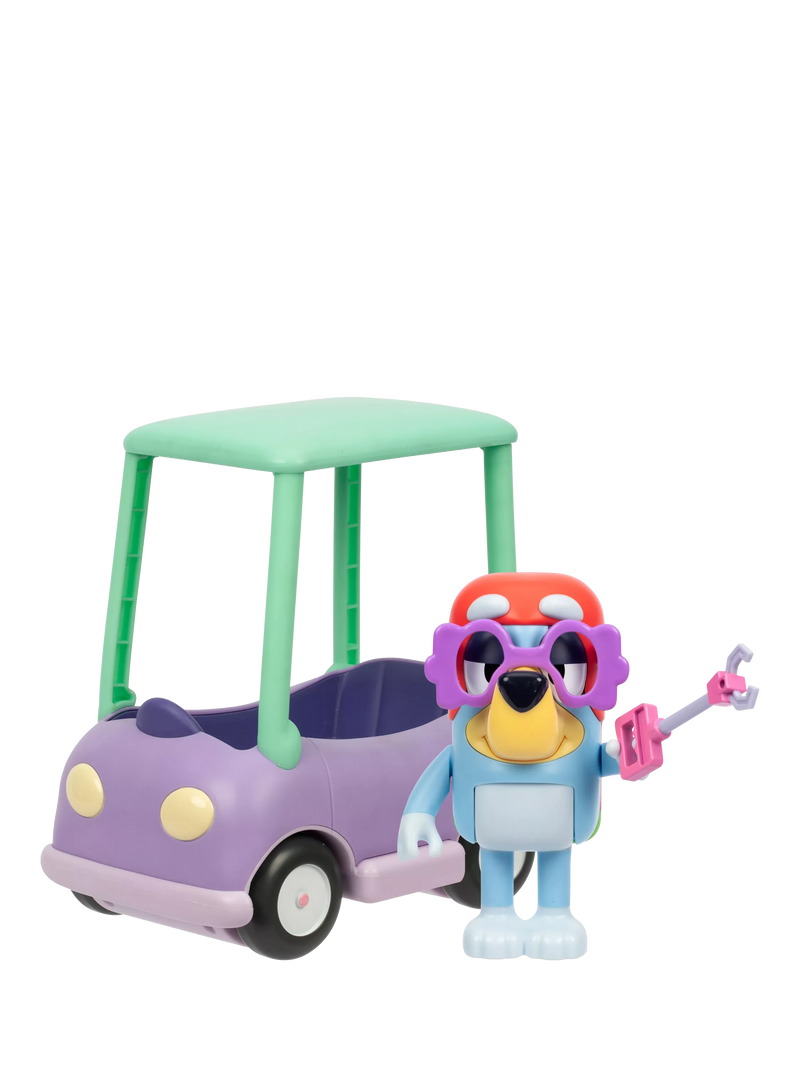 Bluey Grannies Car with Janet playset, imported from the UK