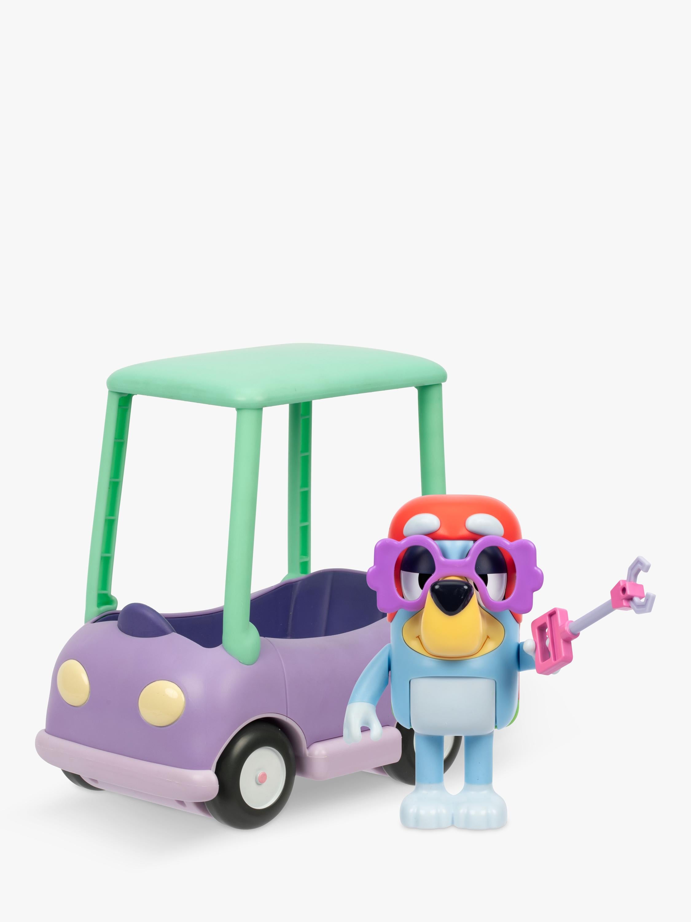 Bluey Grannies Car with Janet playset, imported from the UK