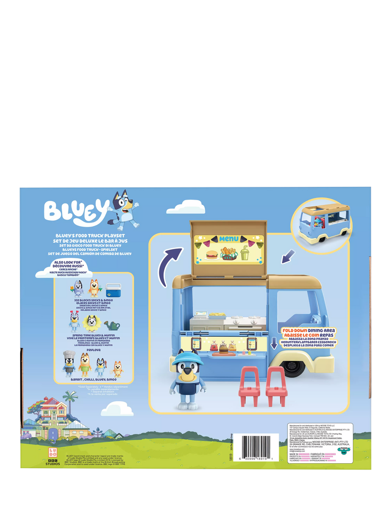 Bluey Food Truck Playset, UK version