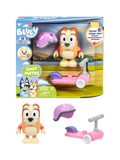 Bluey Bingo Chat Mates figure with scooter, imported from the UK