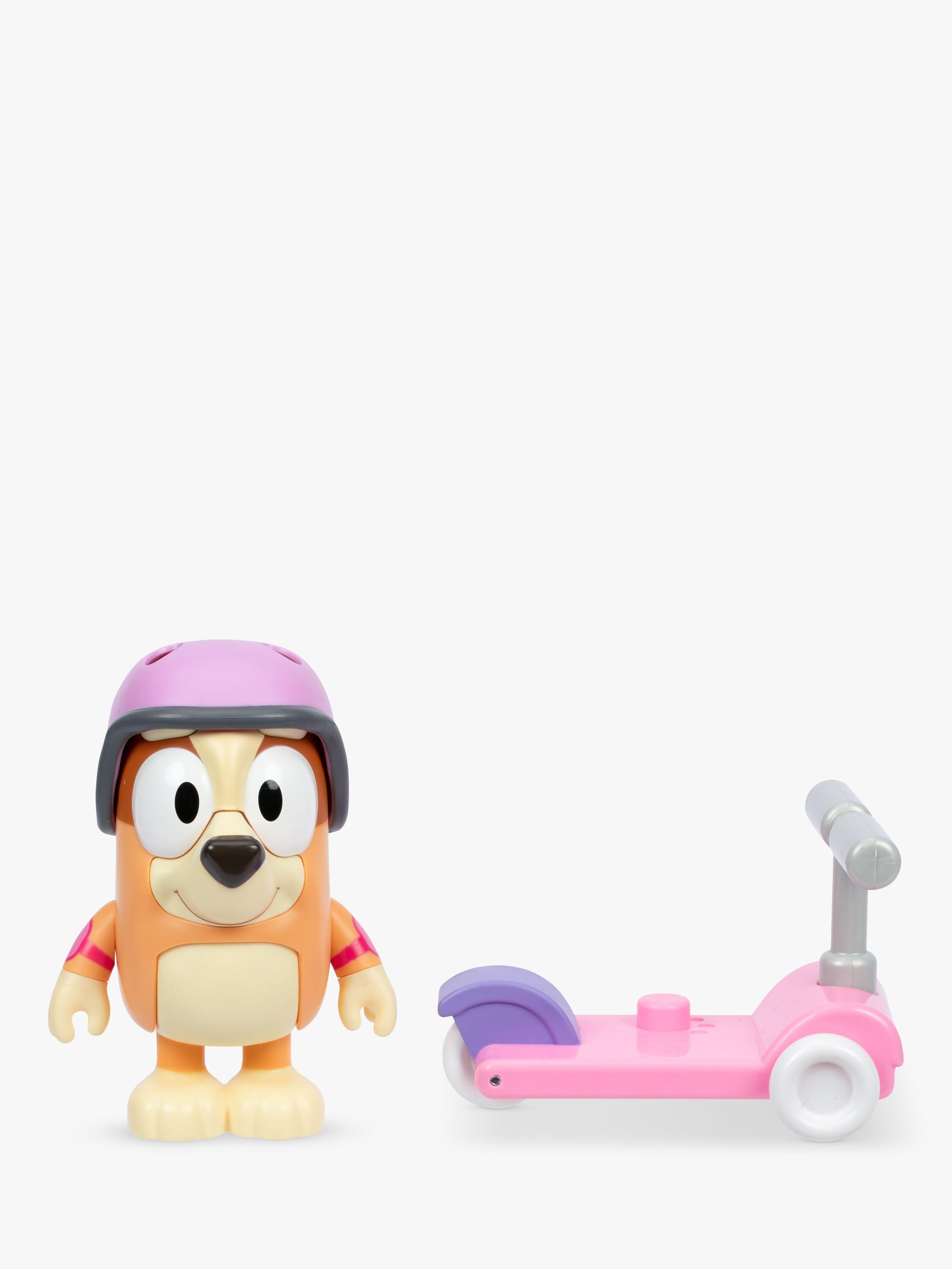Bluey Bingo Chat Mates figure with scooter, imported from the UK