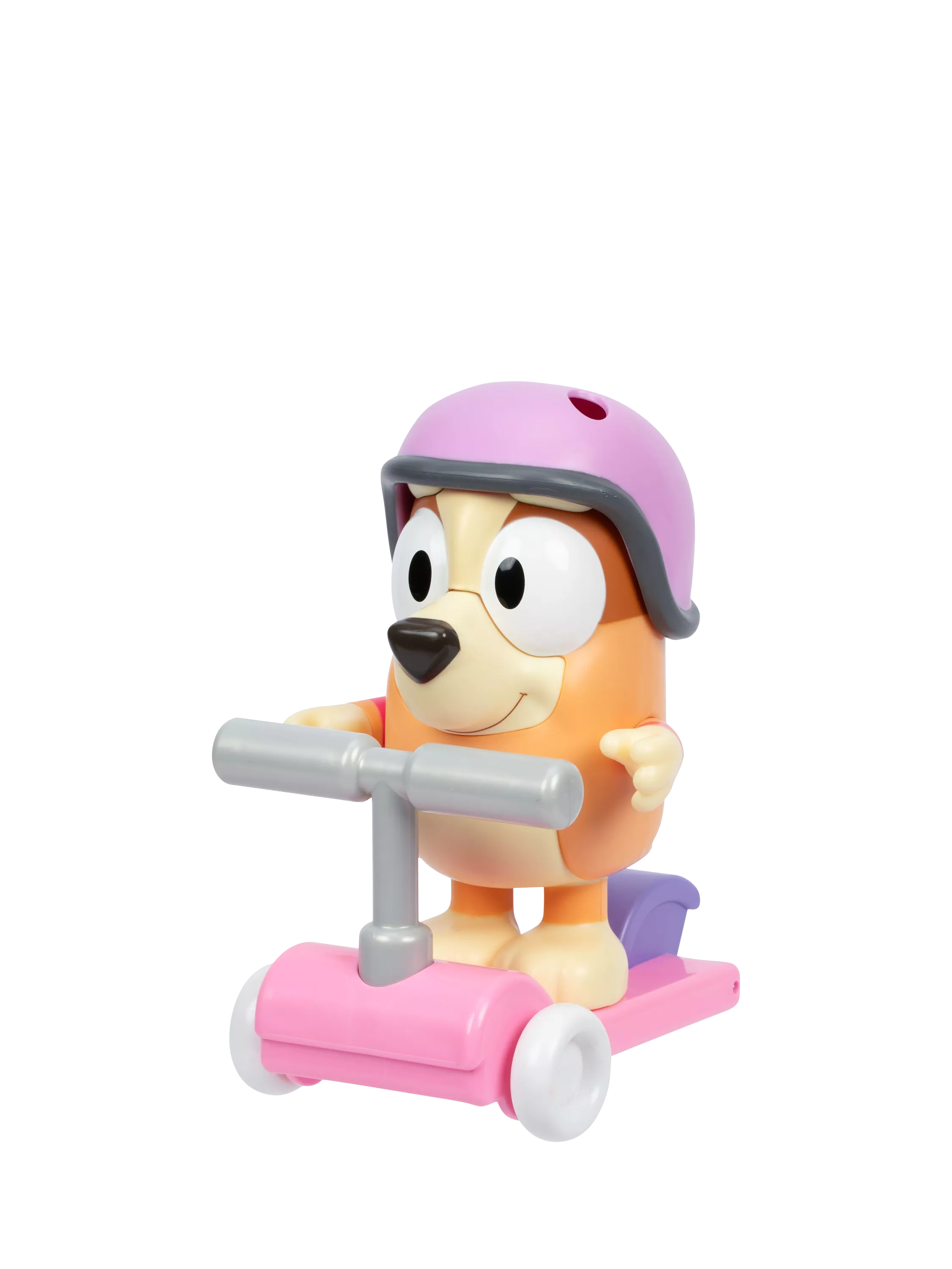Bluey Bingo Chat Mates figure with scooter, imported from the UK