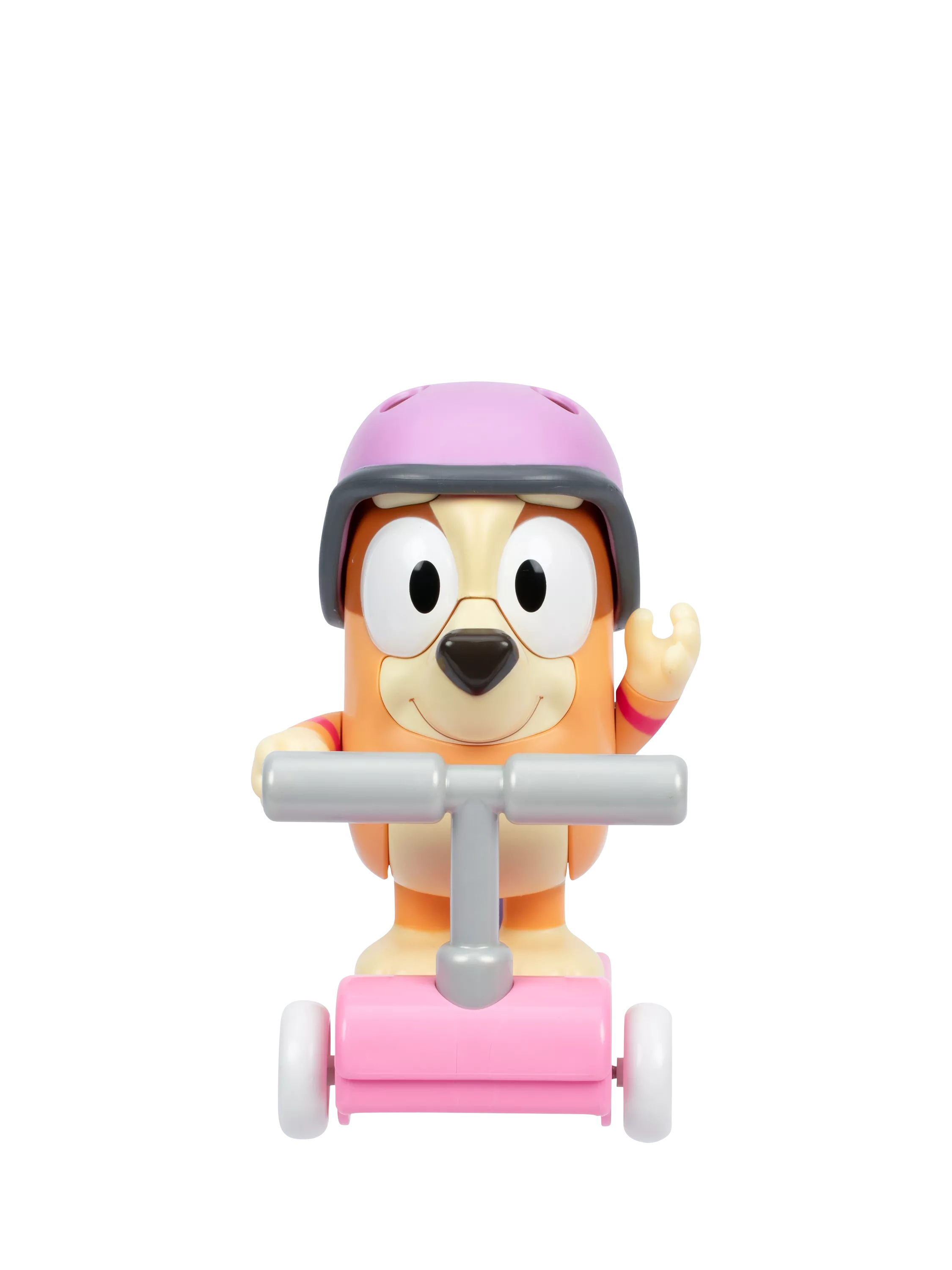 Bluey Bingo Chat Mates figure with scooter, imported from the UK